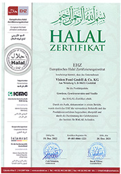 Halal Zertifizierung Vision Food